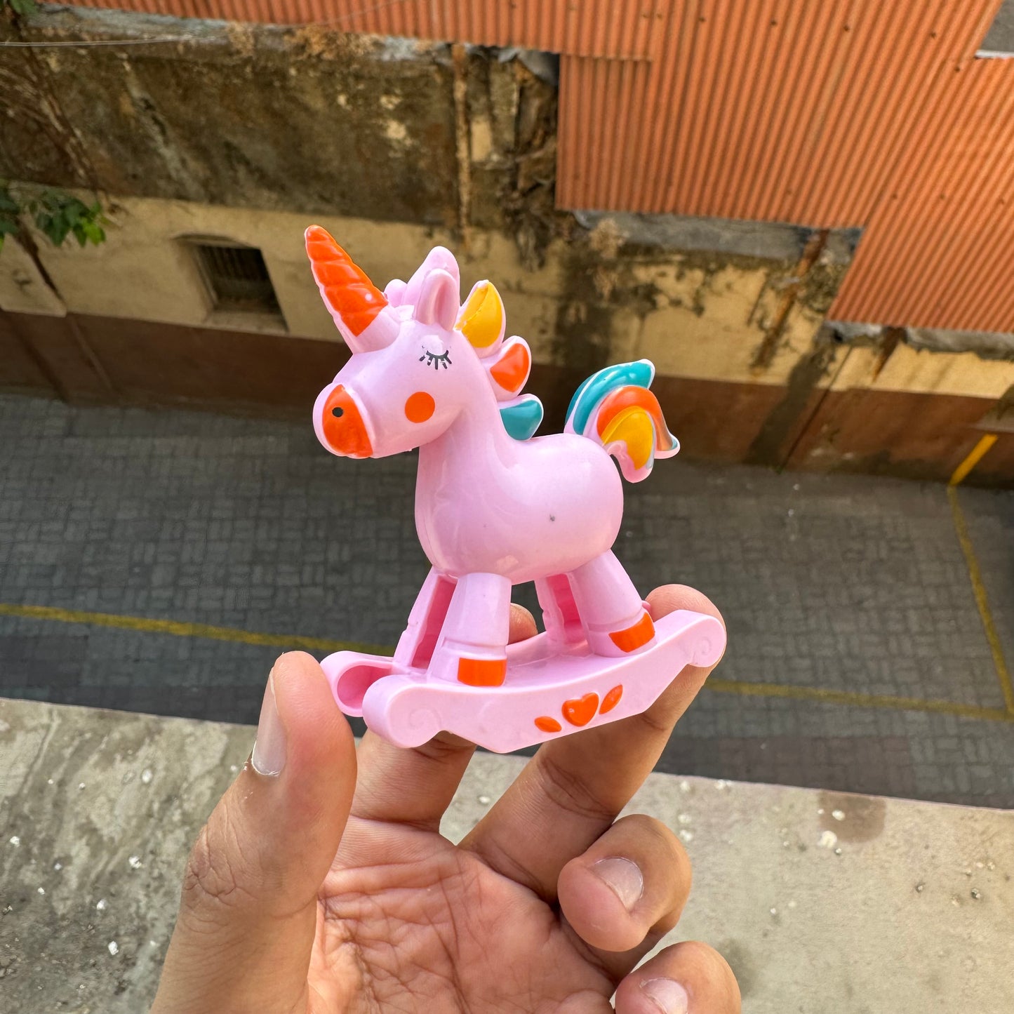 Rocking Unicorn Cute Toy Topper