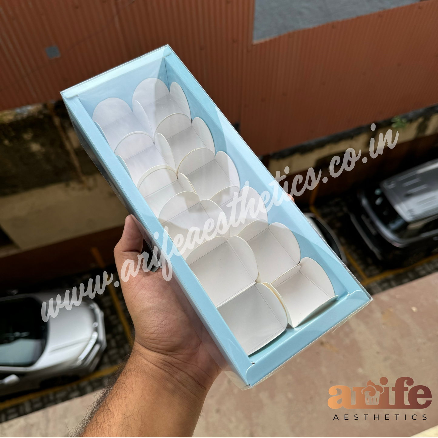 12 Cavity Premium Chocolate Box (10pcs)