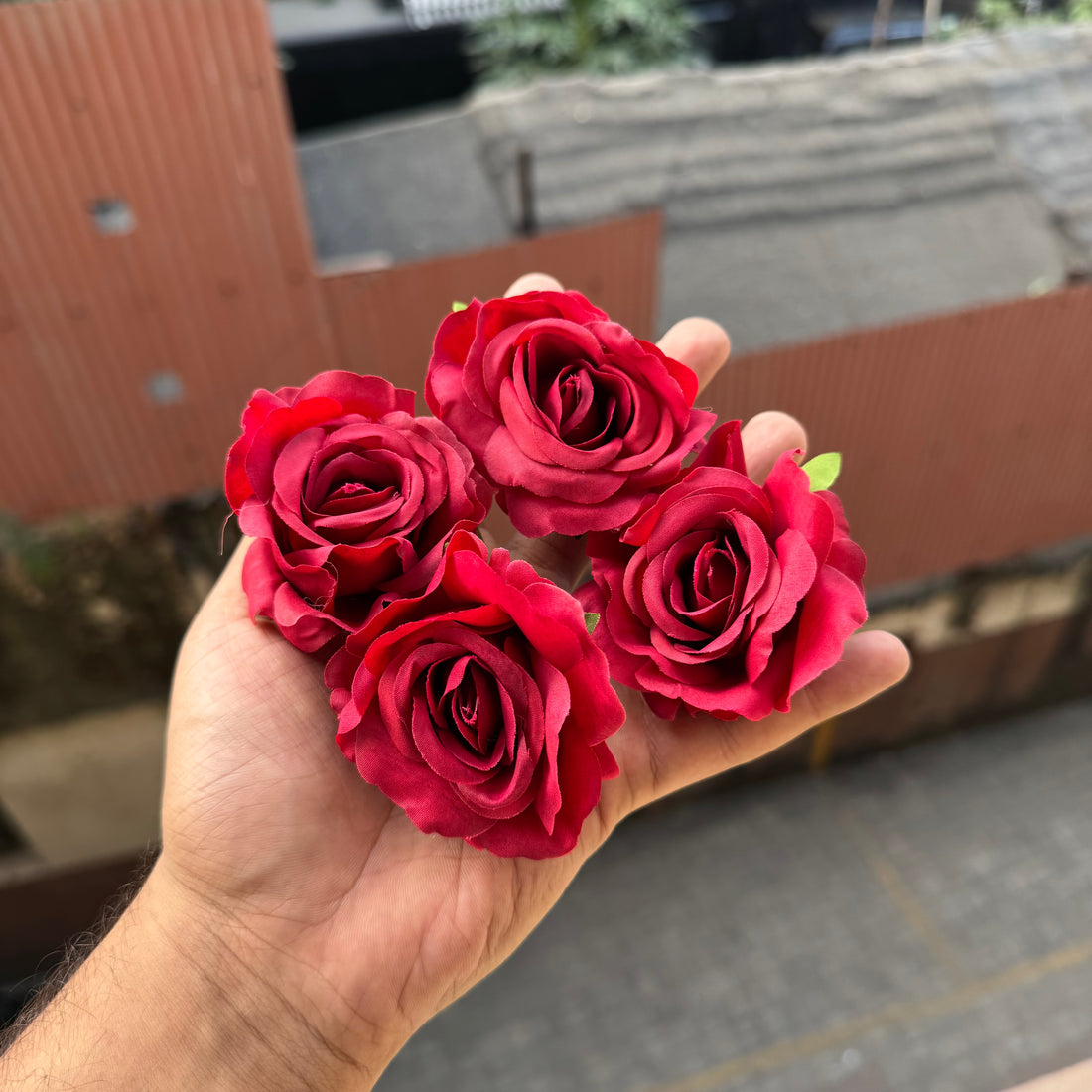Beauty Rose - Artificial Flower - 4pc