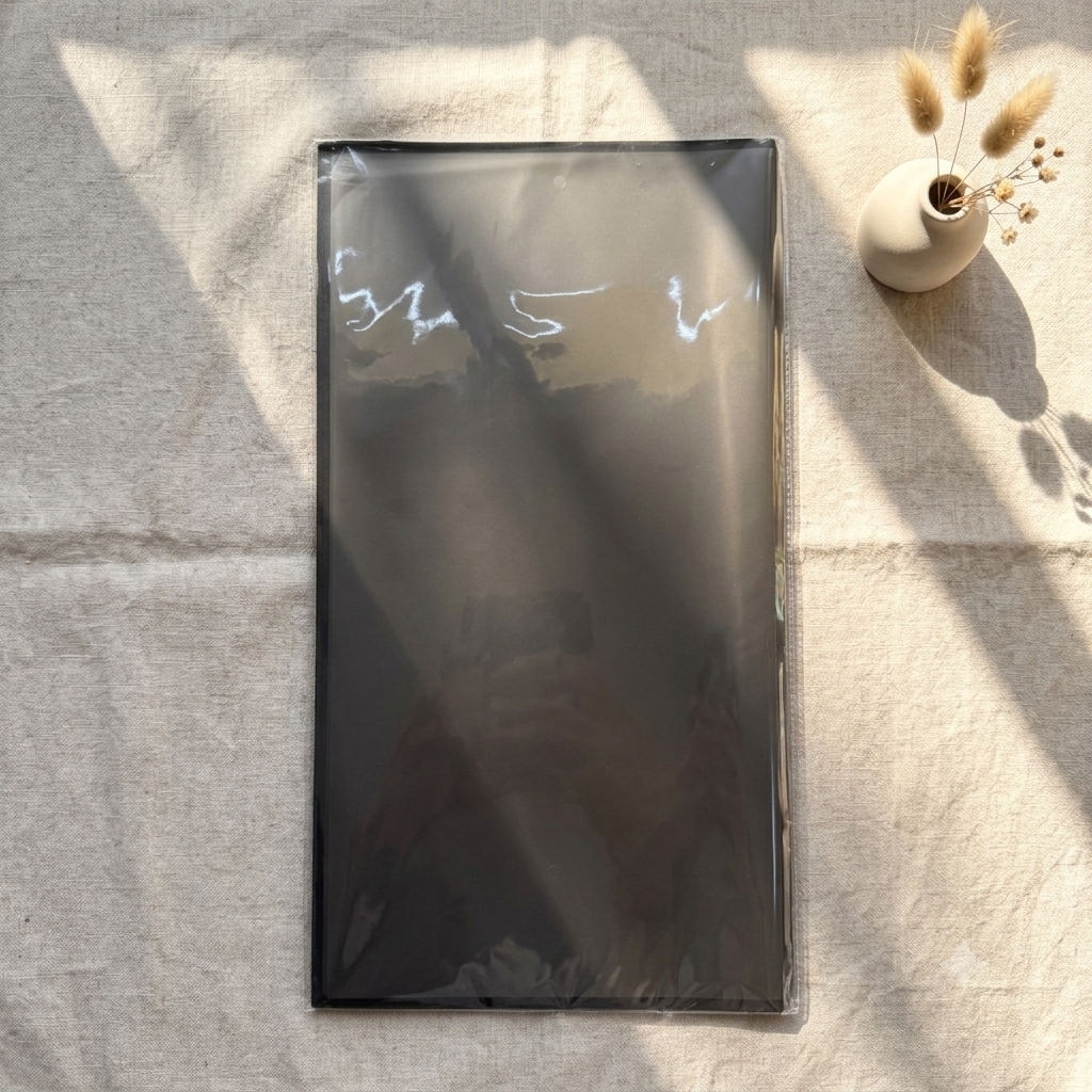 Bouquet Wrapping Sheet - Black Translucent Sheets - (20 sheets)
