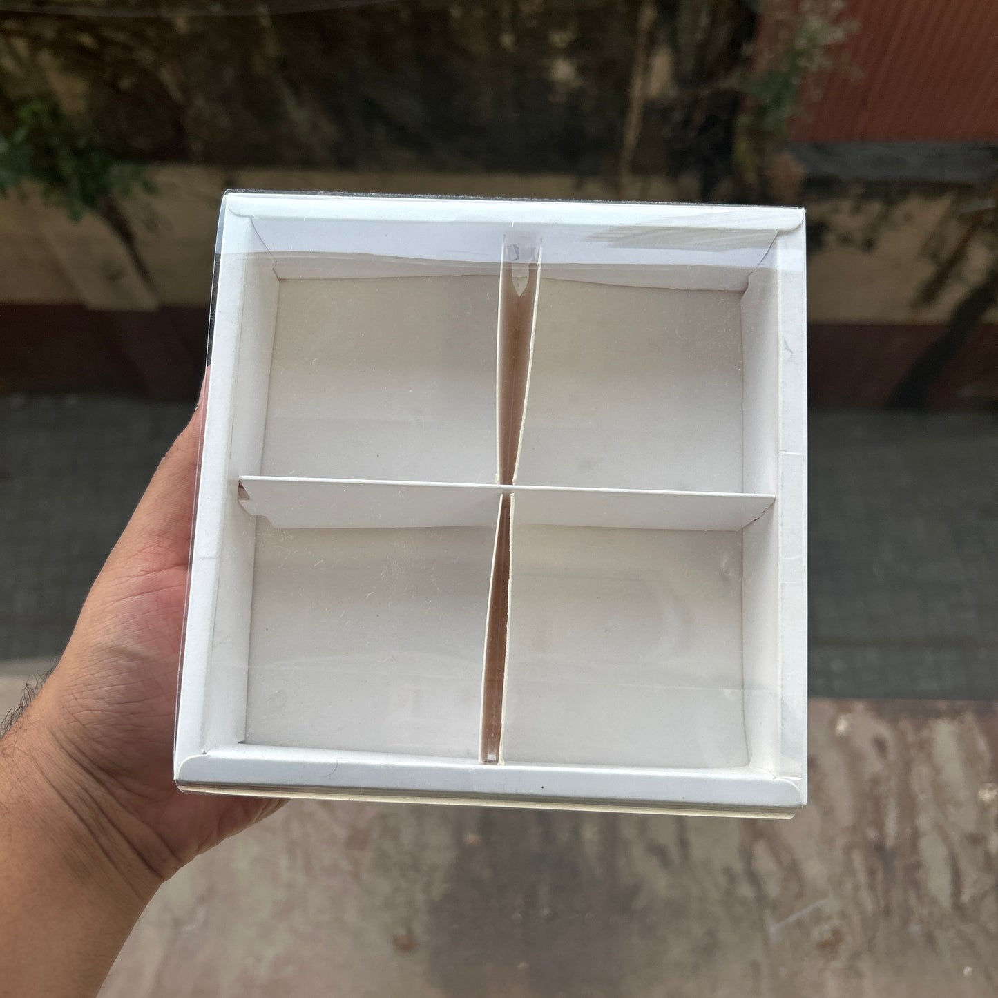 Gold Partition Brownie Box