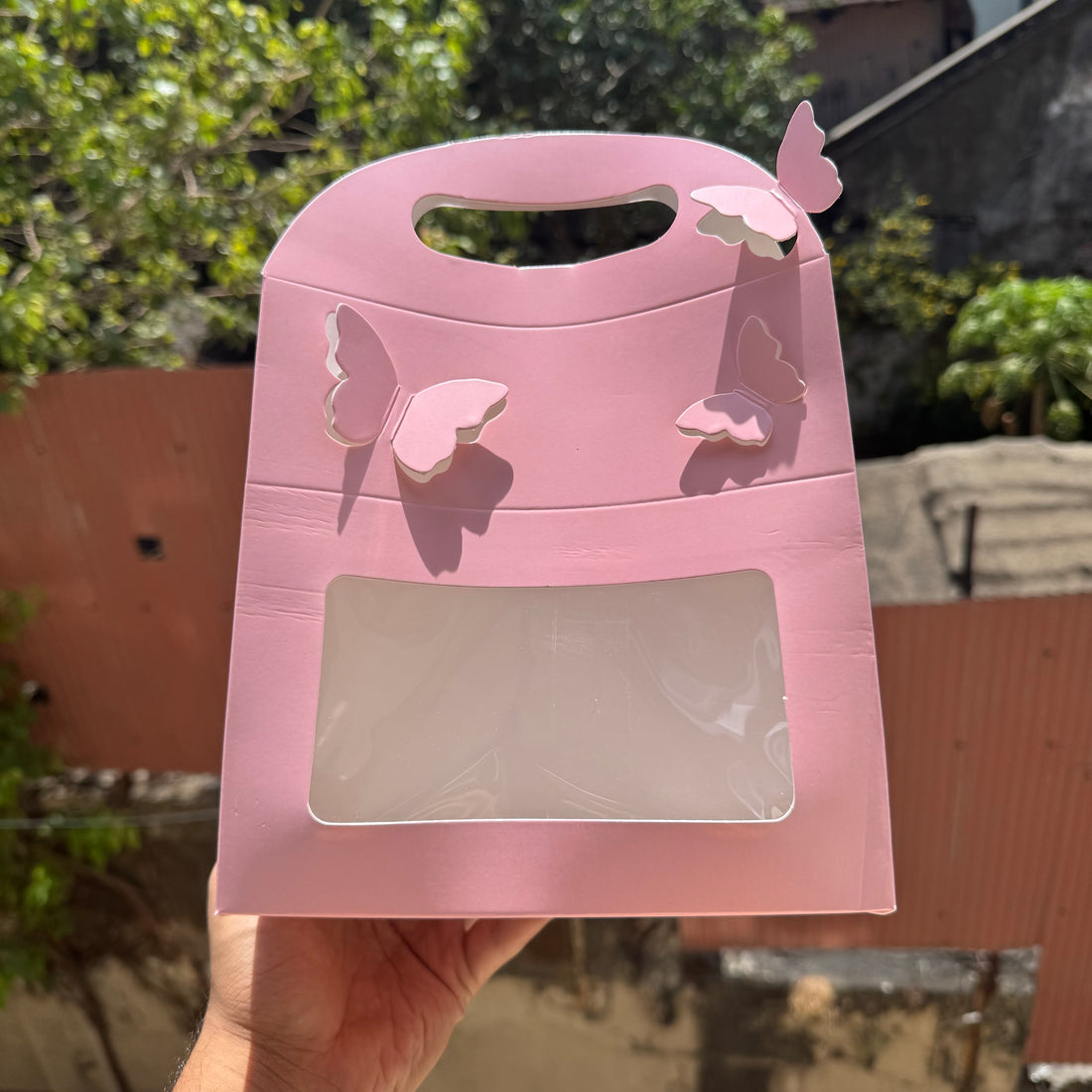 Butterfly Hamper Bag - Pink (5pc)