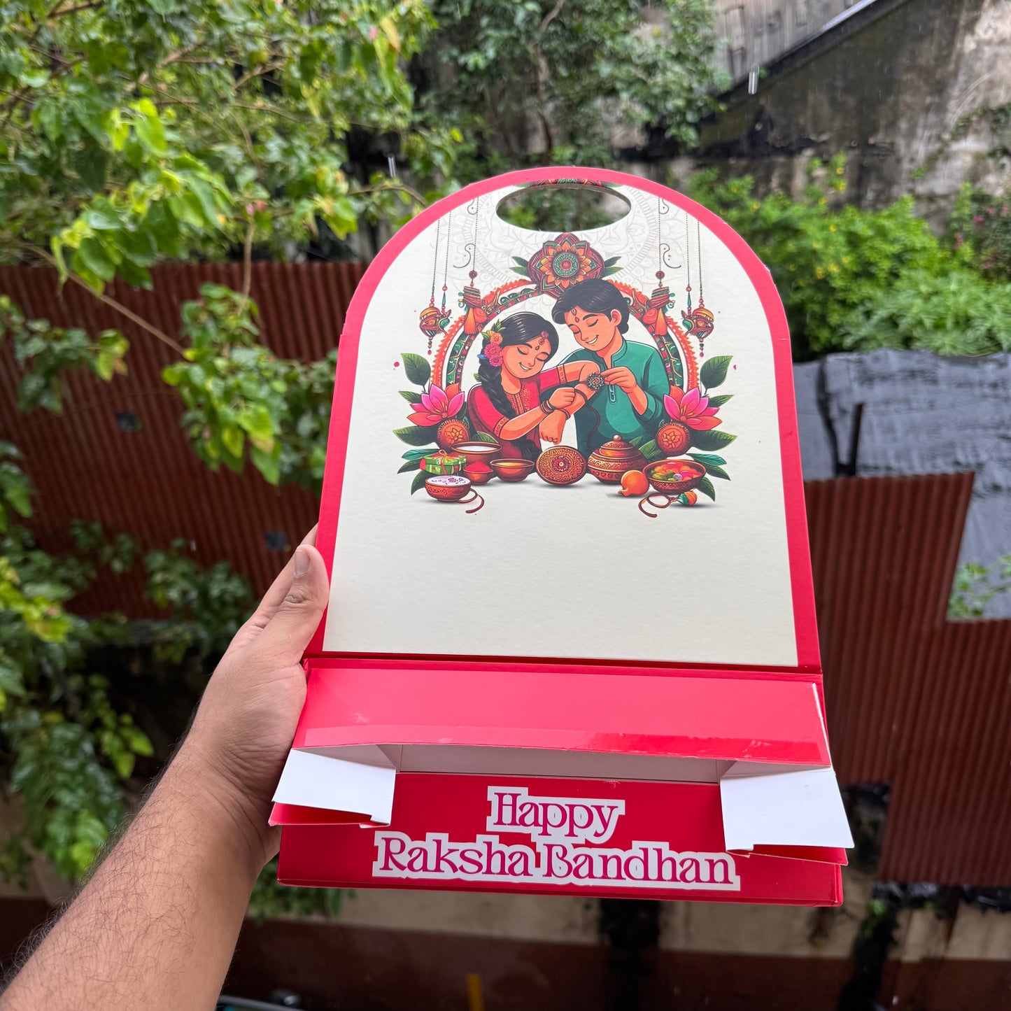 Collapsible Rakhi Hamper Stand