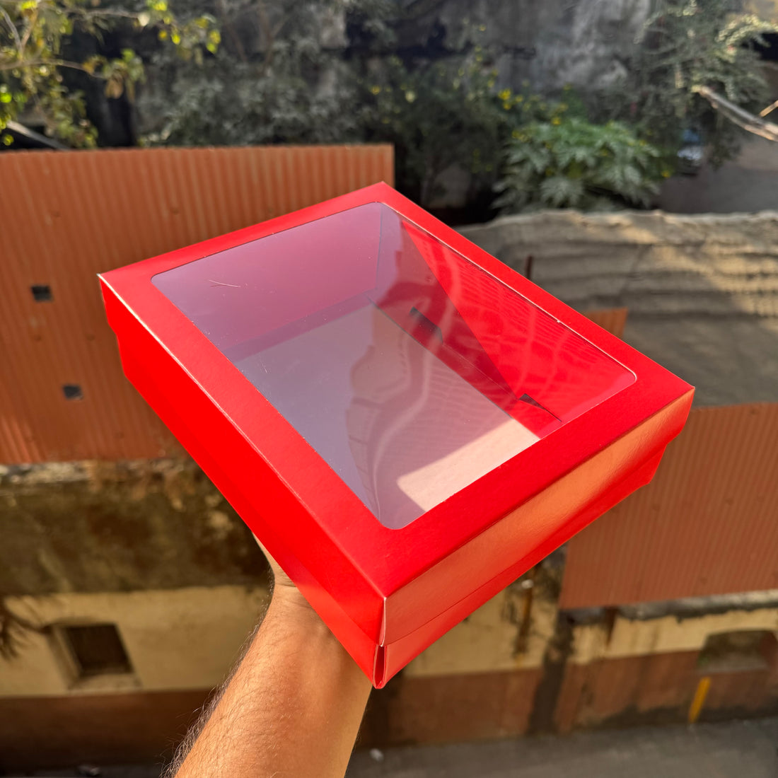 Top Bottom Red Hamper Box - Valentine Edit