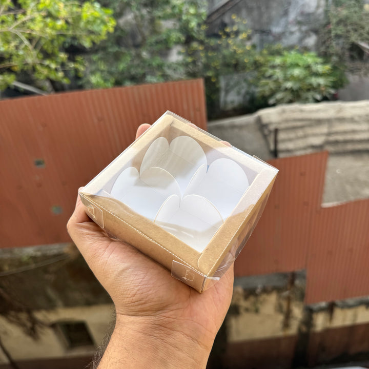 4 Cavity Premium Chocolate Box (10pcs)