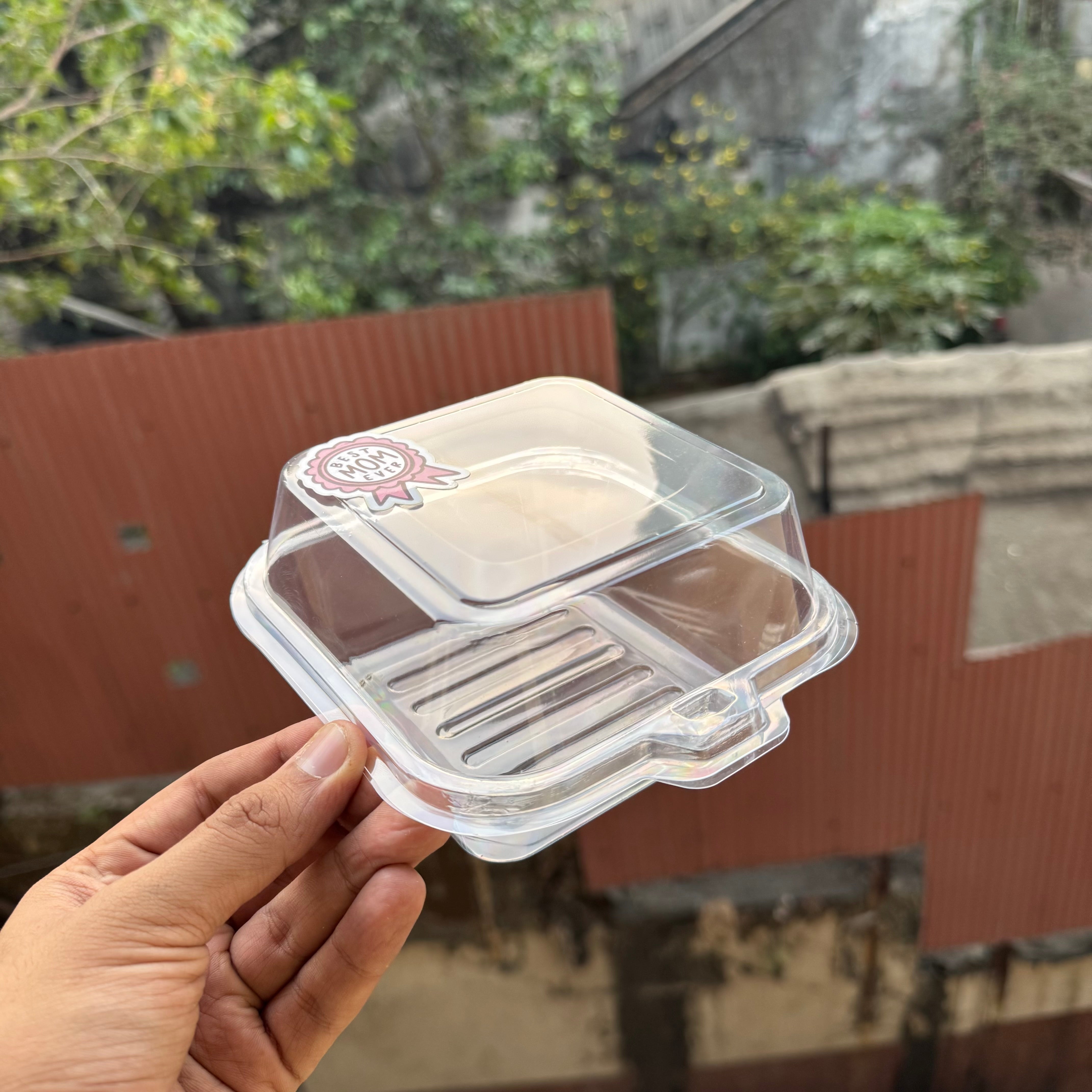 6” Bento PVC Box With Sticker (10pc)