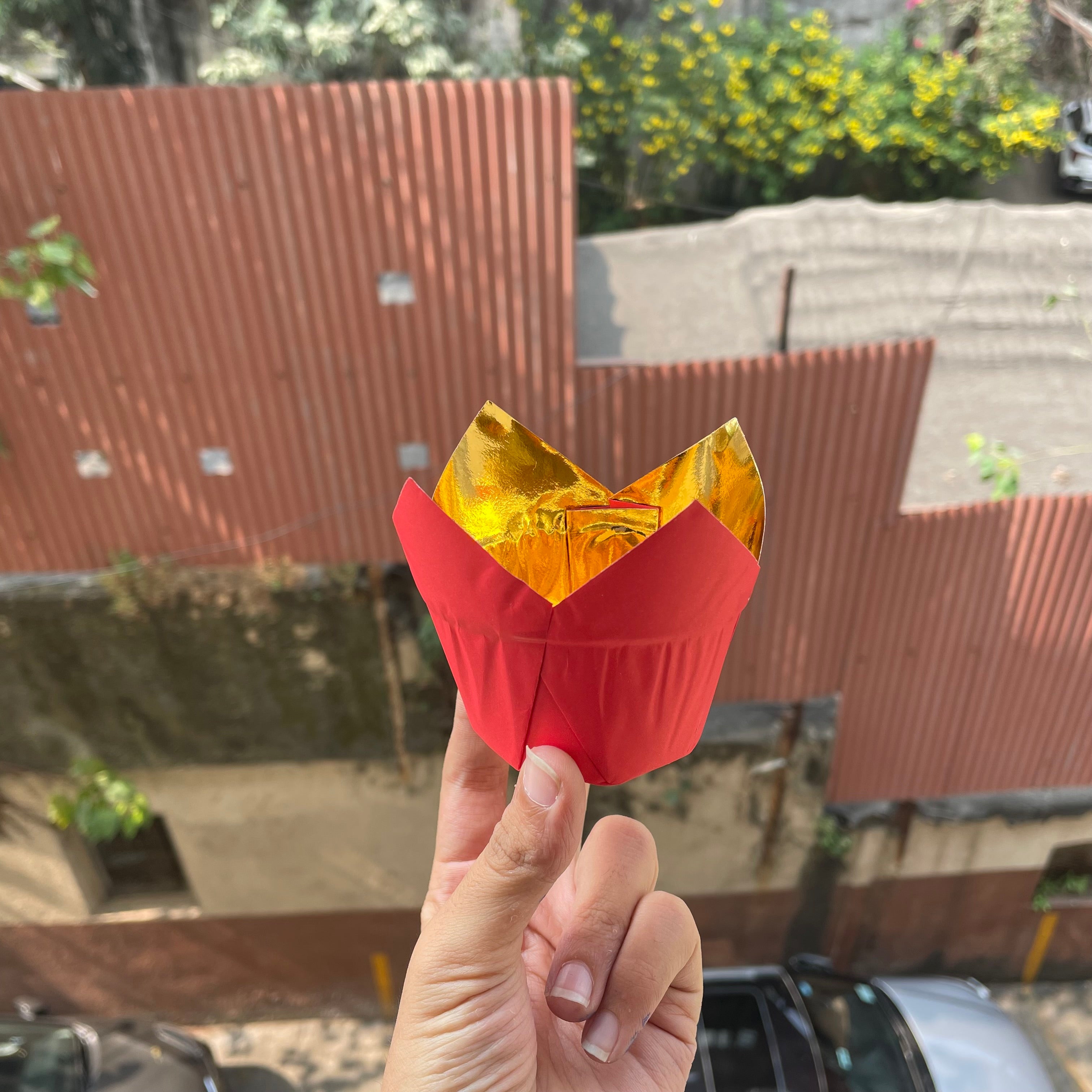 Red Tulip Liner Metallic 100pcs Pack