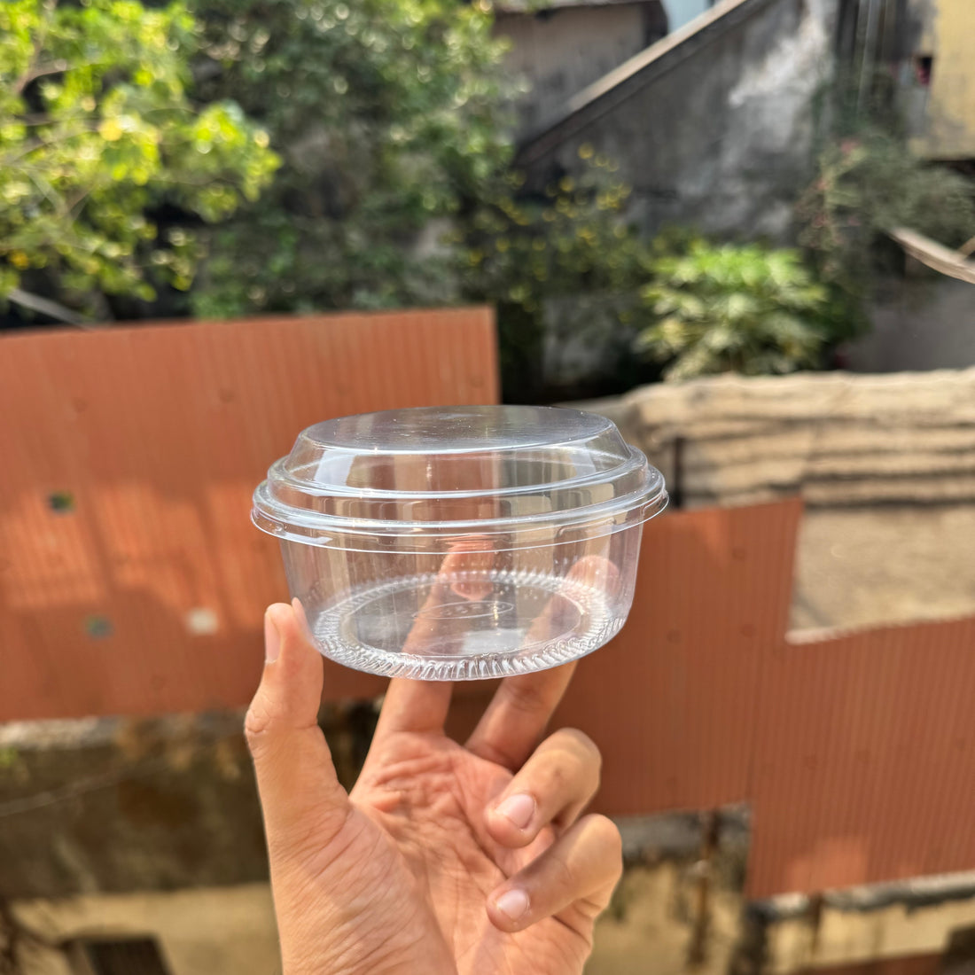 Round Dessert PVC Container (10pc) - QF582