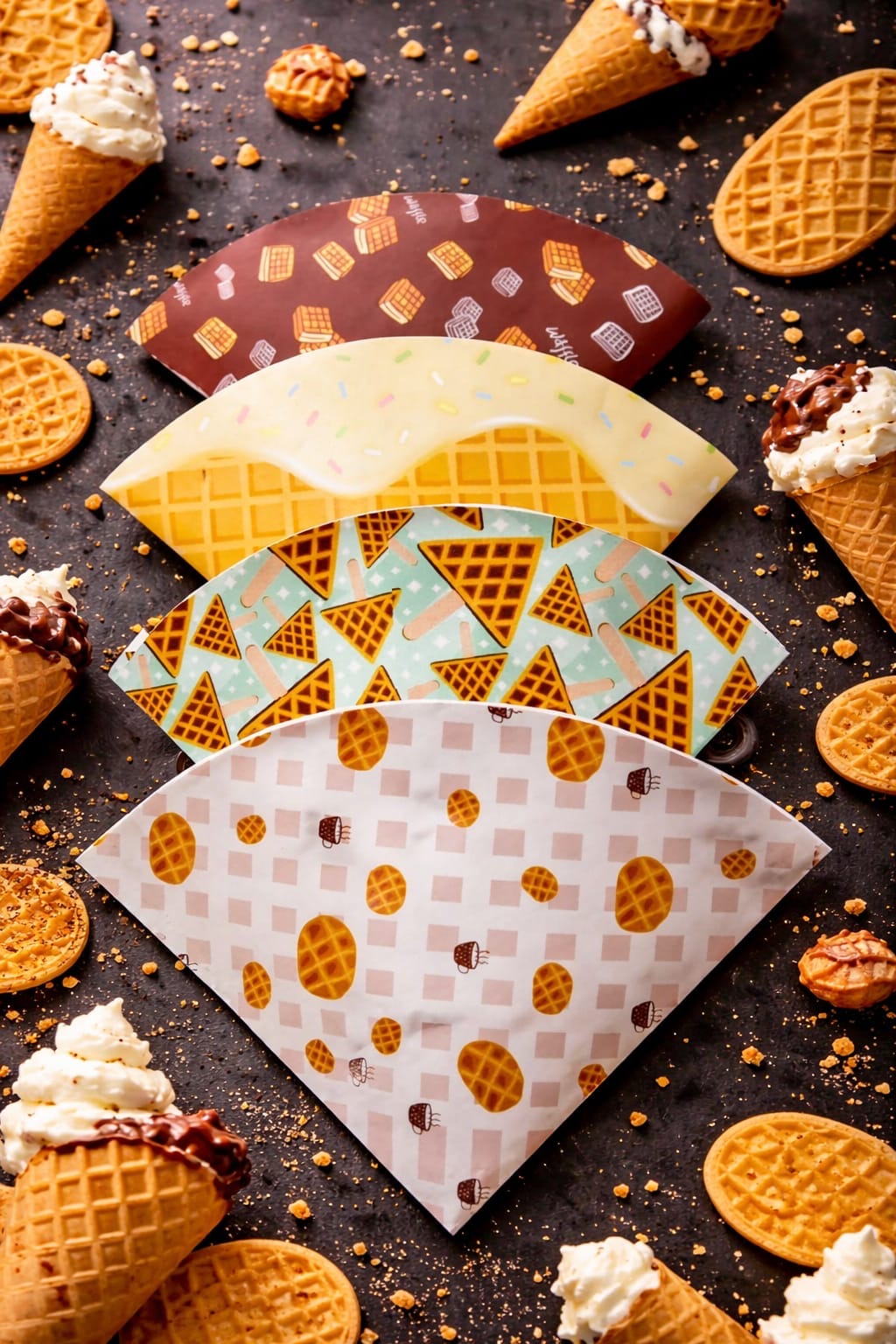Waffle Cone Assorted Pack (10pcs)