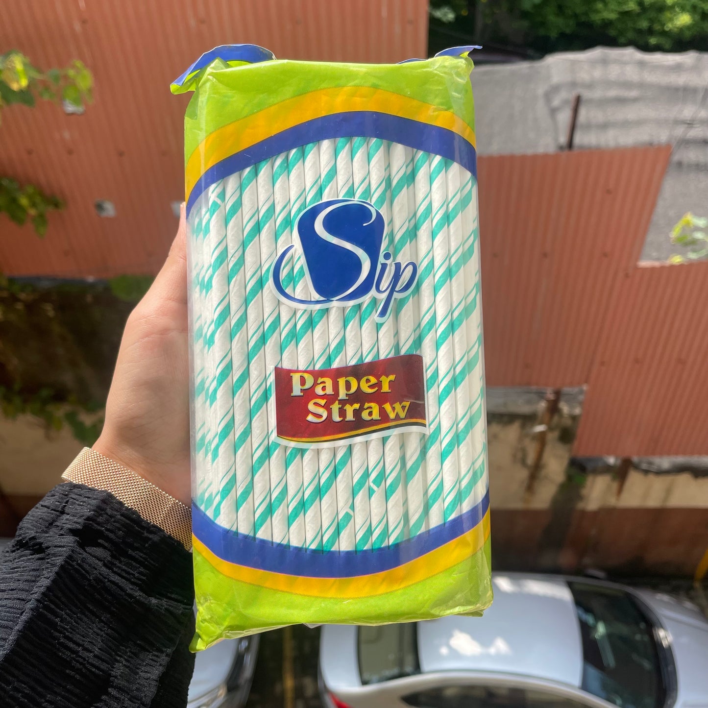 Paper straws 100pc pack