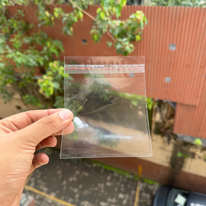 Transparent Cookie / Chocolate Bar Bags With Peel & Seal (100pcs) 4x4inch