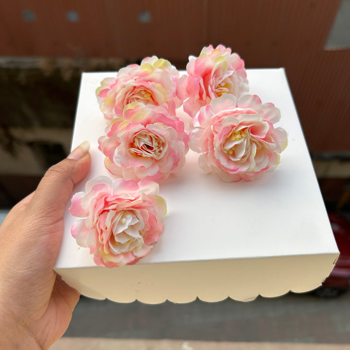 Layered Peony Artificial Flower (5pc)