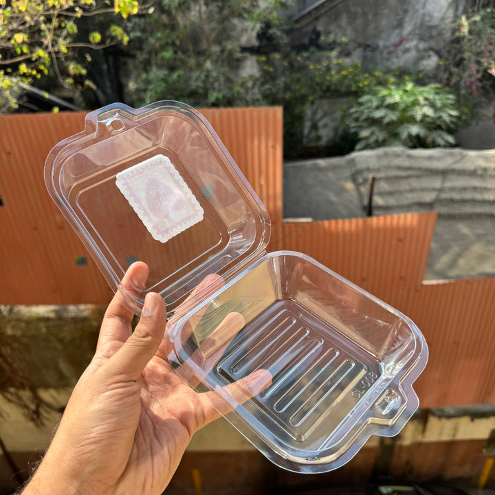 6” Bento PVC Box With Sticker (10pc)