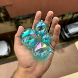 Turquoise Crystal Faux Balls