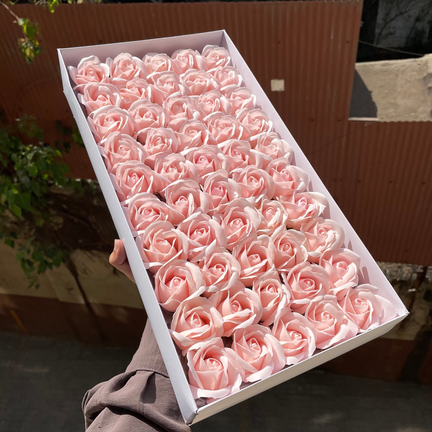 Scented Soap Roses Artificial Flower For Cake Decoration (50pc)