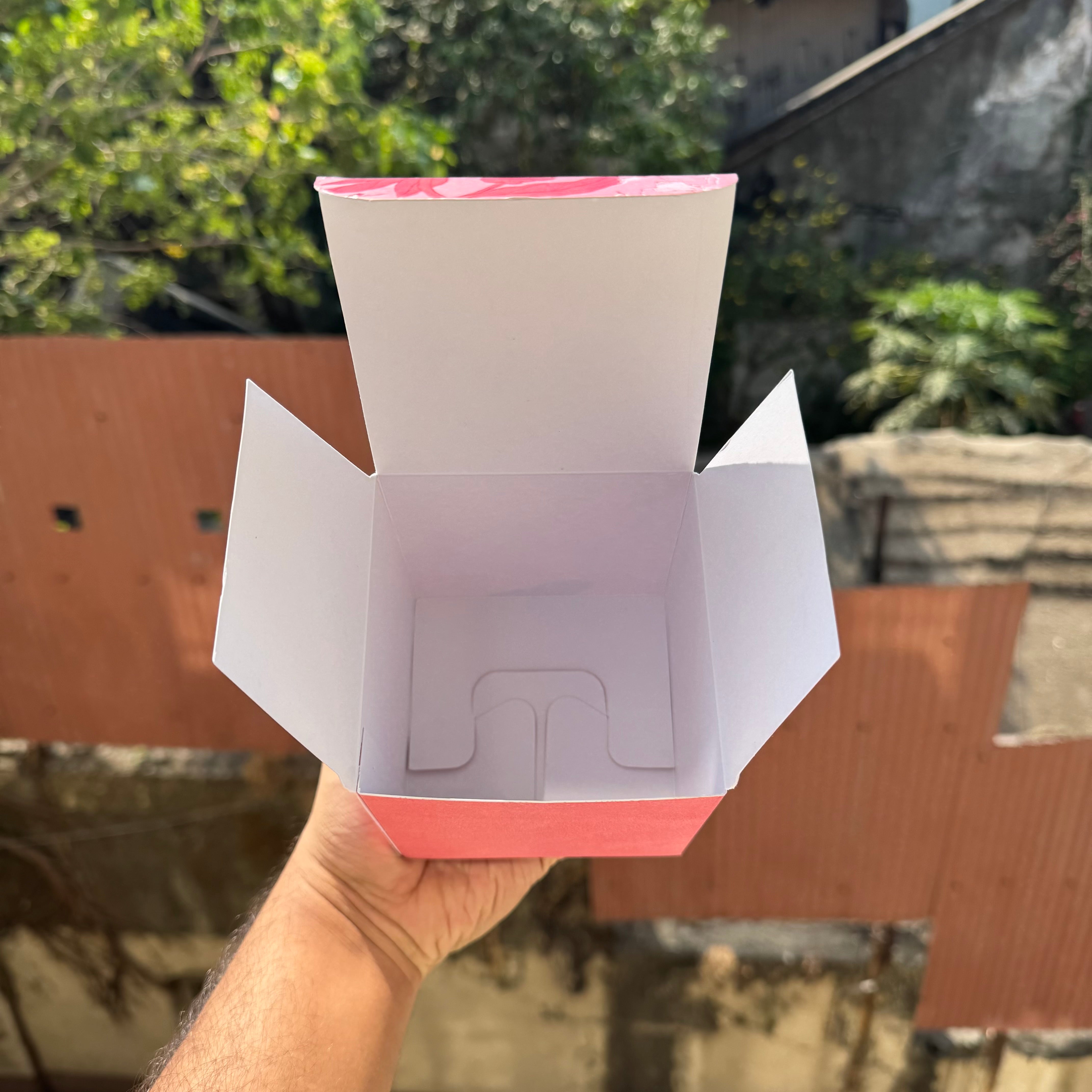 Floral Candle Box For Jar Candle (10pc)