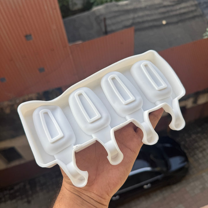 4 Cavity Silicon Cakesicle Mould