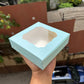 Pastel Sky Blue 4 Brownie Box (10pc)