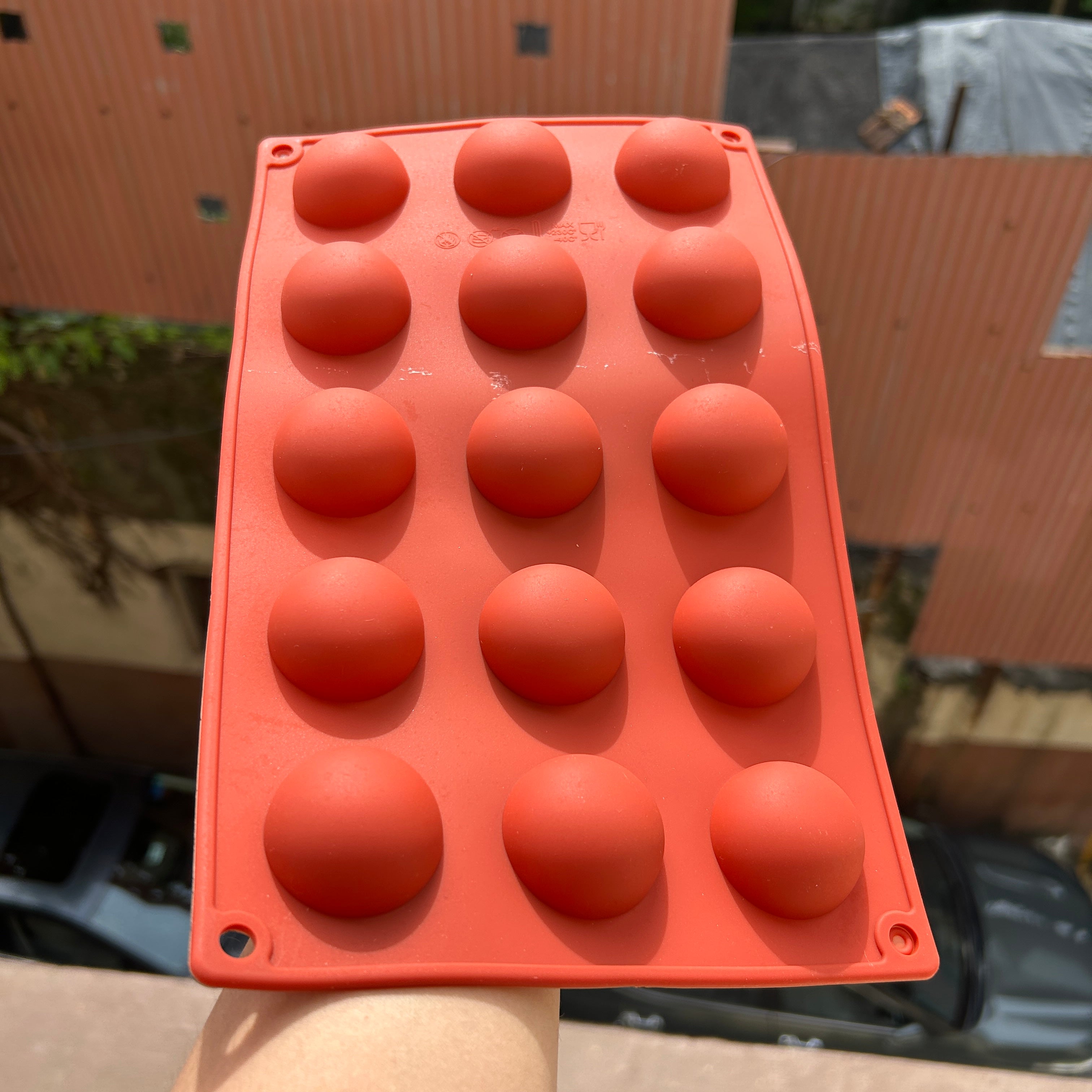 15in1 Cavity Sphere / Round Chocolate Bomb Mould