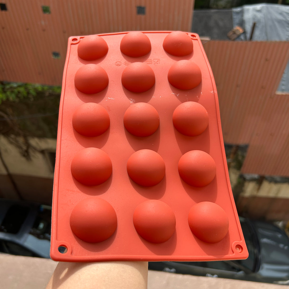 15in1 Cavity Sphere / Round Chocolate Bomb Mould