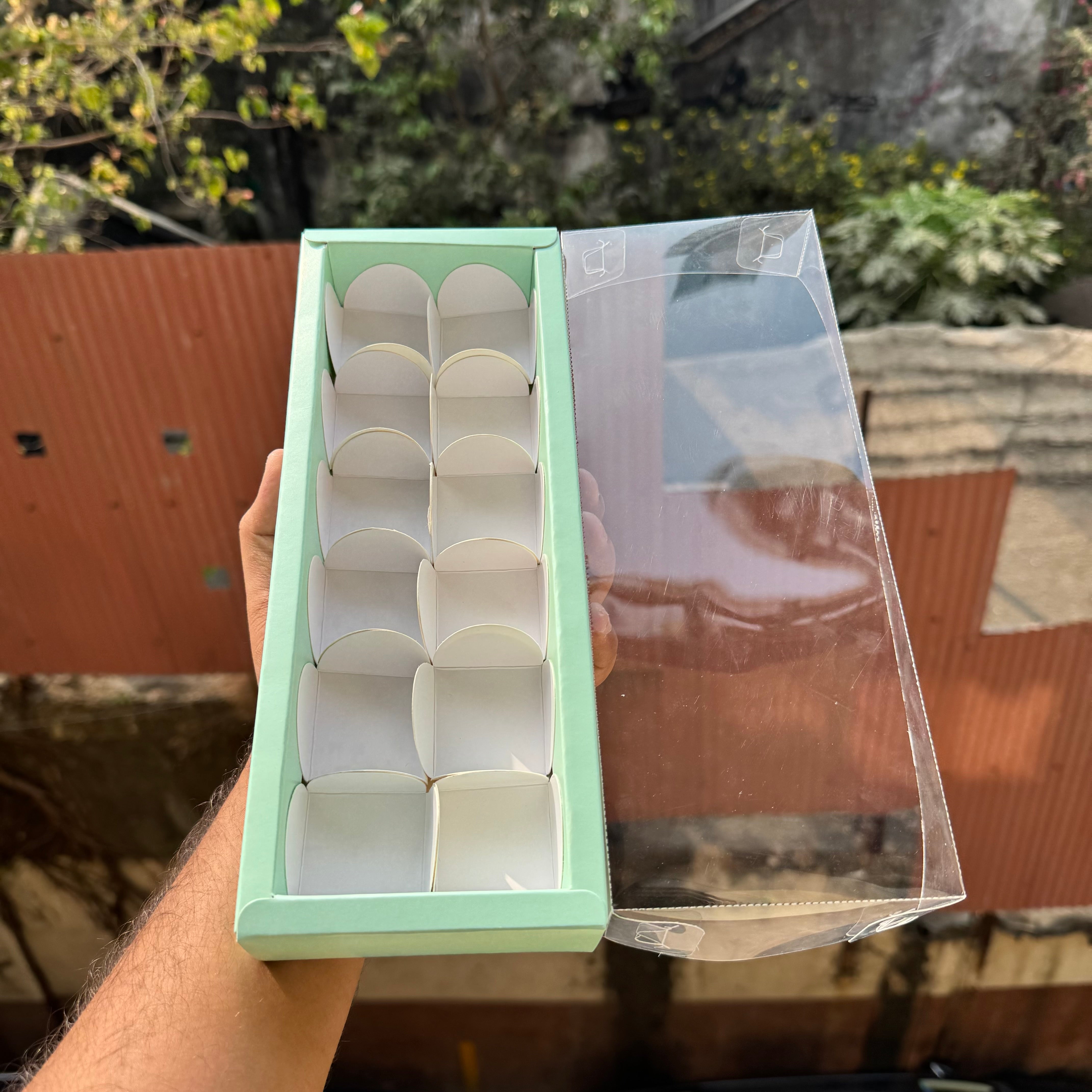 12 Cavity Premium Chocolate Box (10pcs)