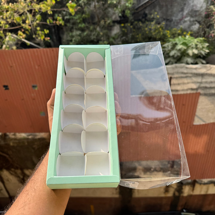 12 Cavity Premium Chocolate Box (10pcs)