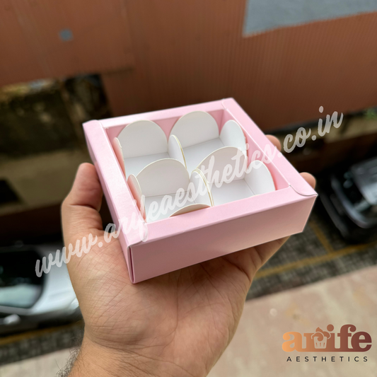 4 Cavity Premium Chocolate Box (10pcs)