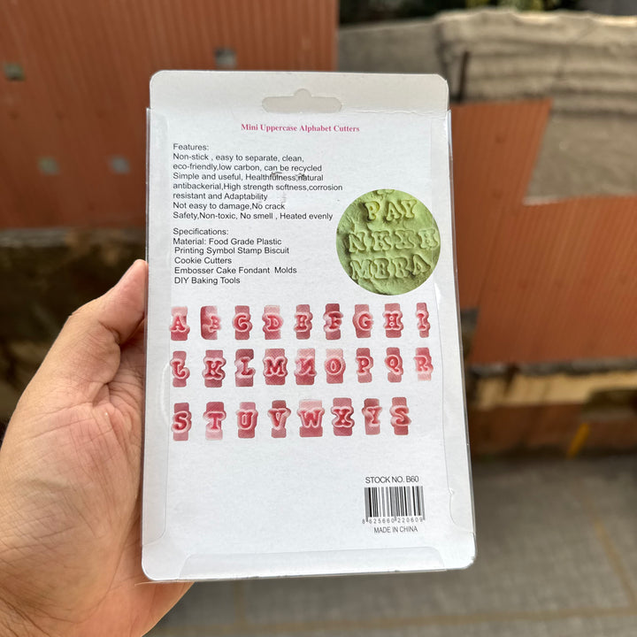 Small Alphabet Uppercase Cutter / Stamp