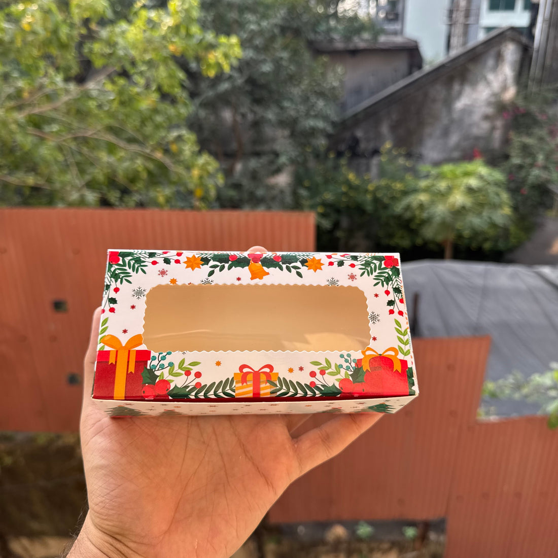 Christmas 2 Brownie Box (10 pc) | White