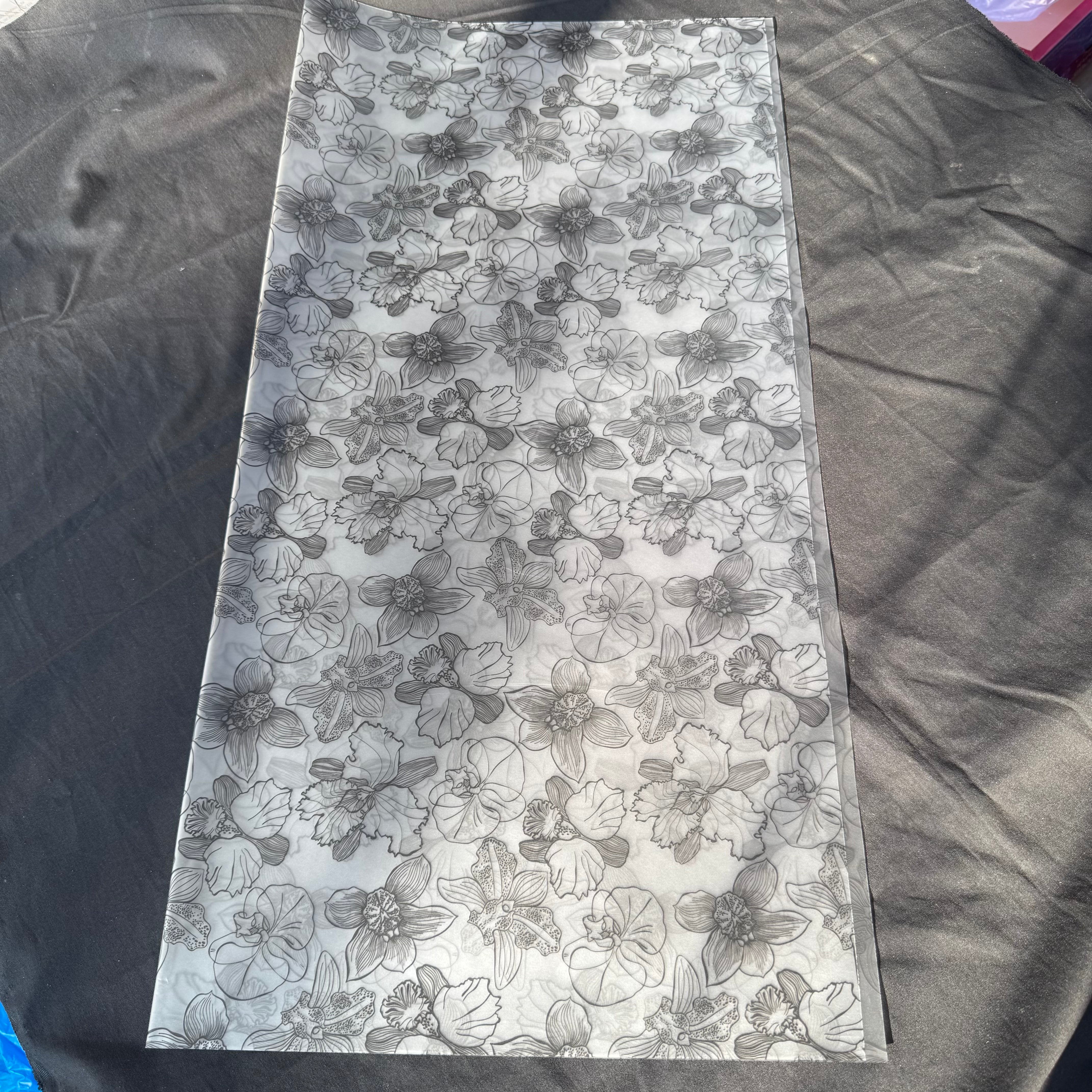 Bouquet Wrapping Sheet - Black Orchid  - (20 sheets)