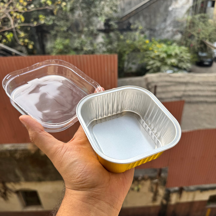 Big Square Foil Bakeable Cup (10pc)