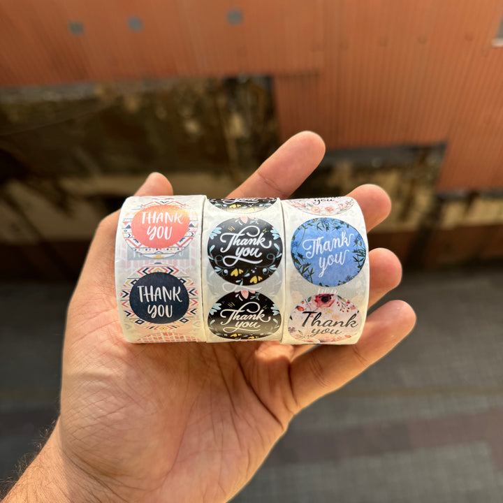 Thank You Sticker Sheet Roll (300 stickers)