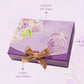 Lilac Whispers Gold Foiling Mini Hamper / Chocolate Box (10pc)