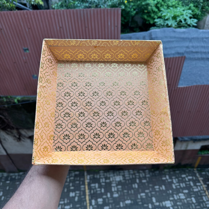 Festive Hamper Square Tray (5pc)