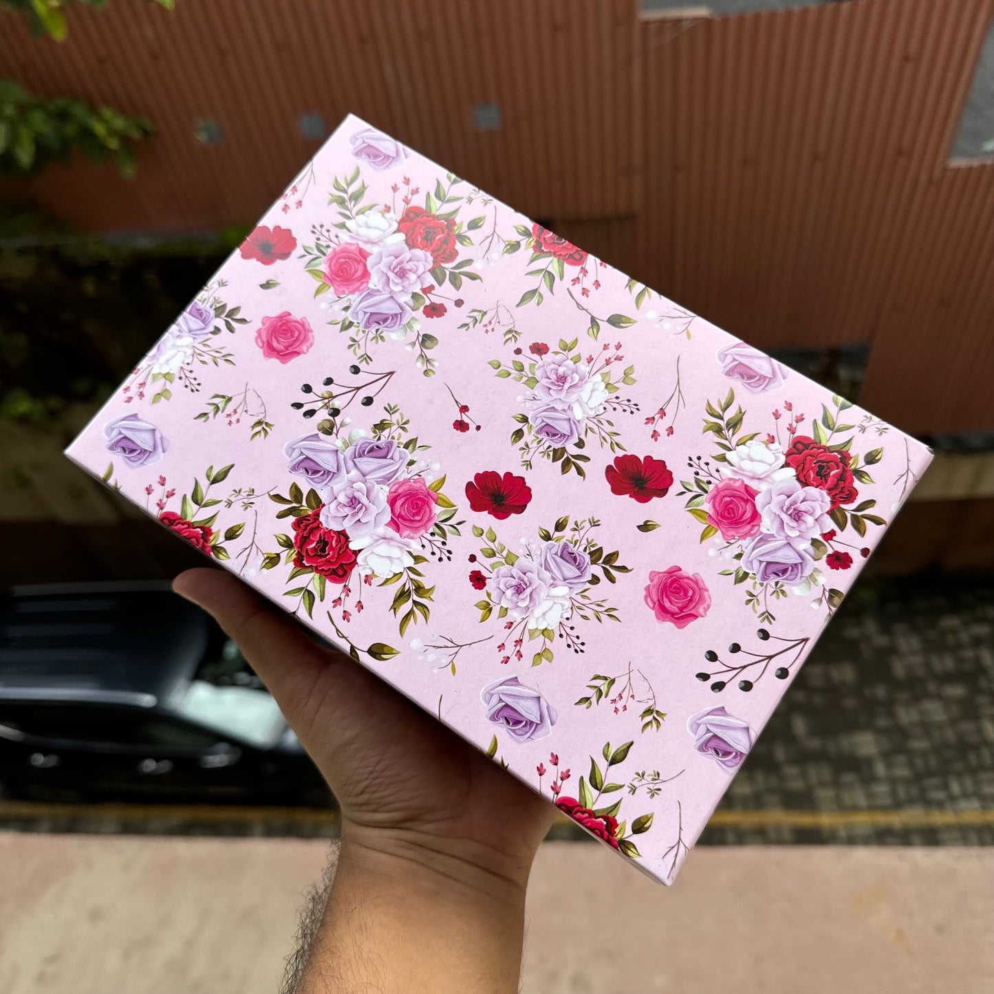 Diwali Brownie Partition Box Floral