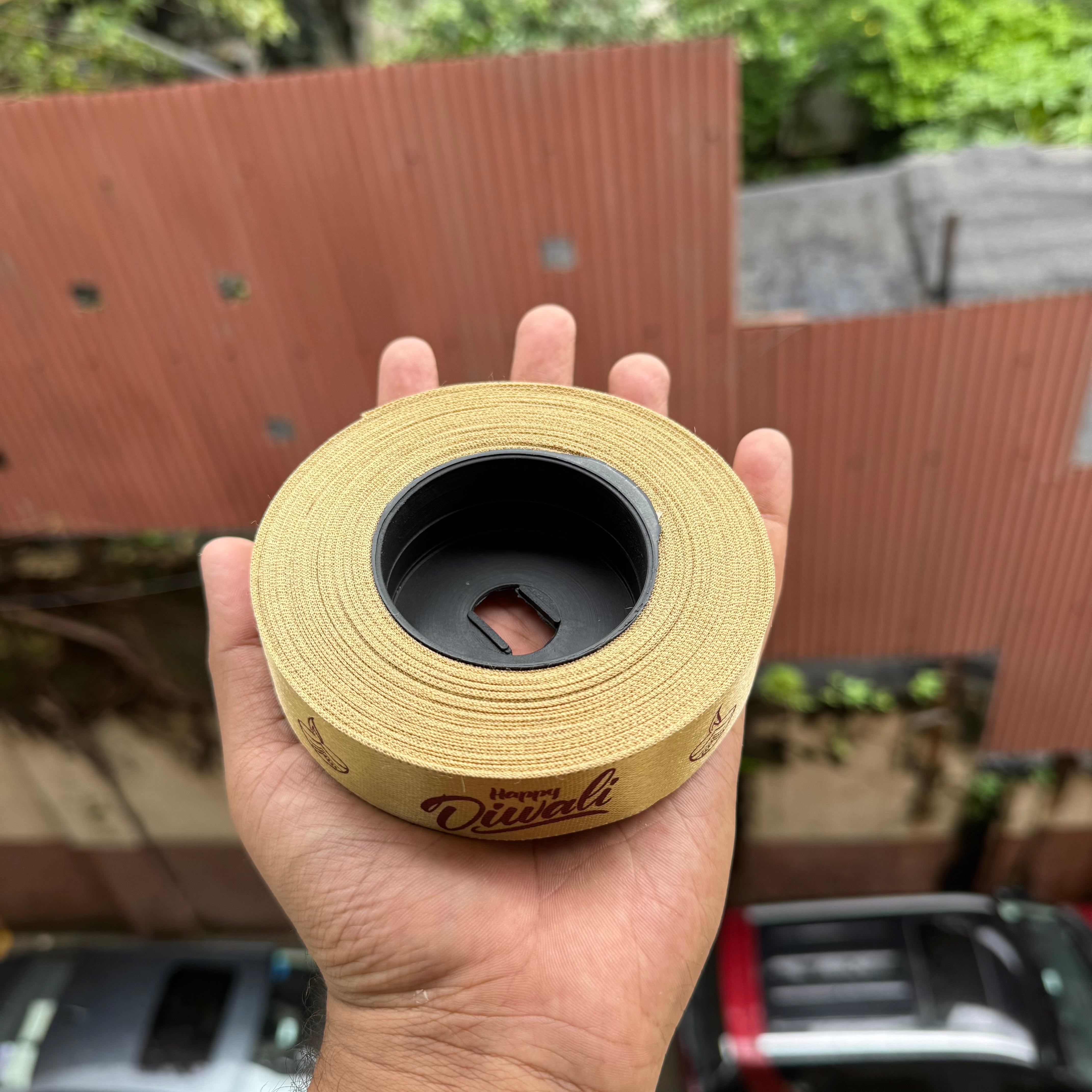 Diwali Printed Ribbon Roll (18mtrs)