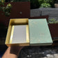 Pastel Petals Collection - 2 Brownie Box Mint Green (10pc) Top Bottom