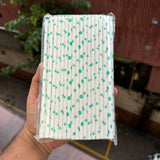 Paper straws 100pc pack