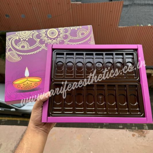 Diwali Chocolate Q Bar Box 16Cavity