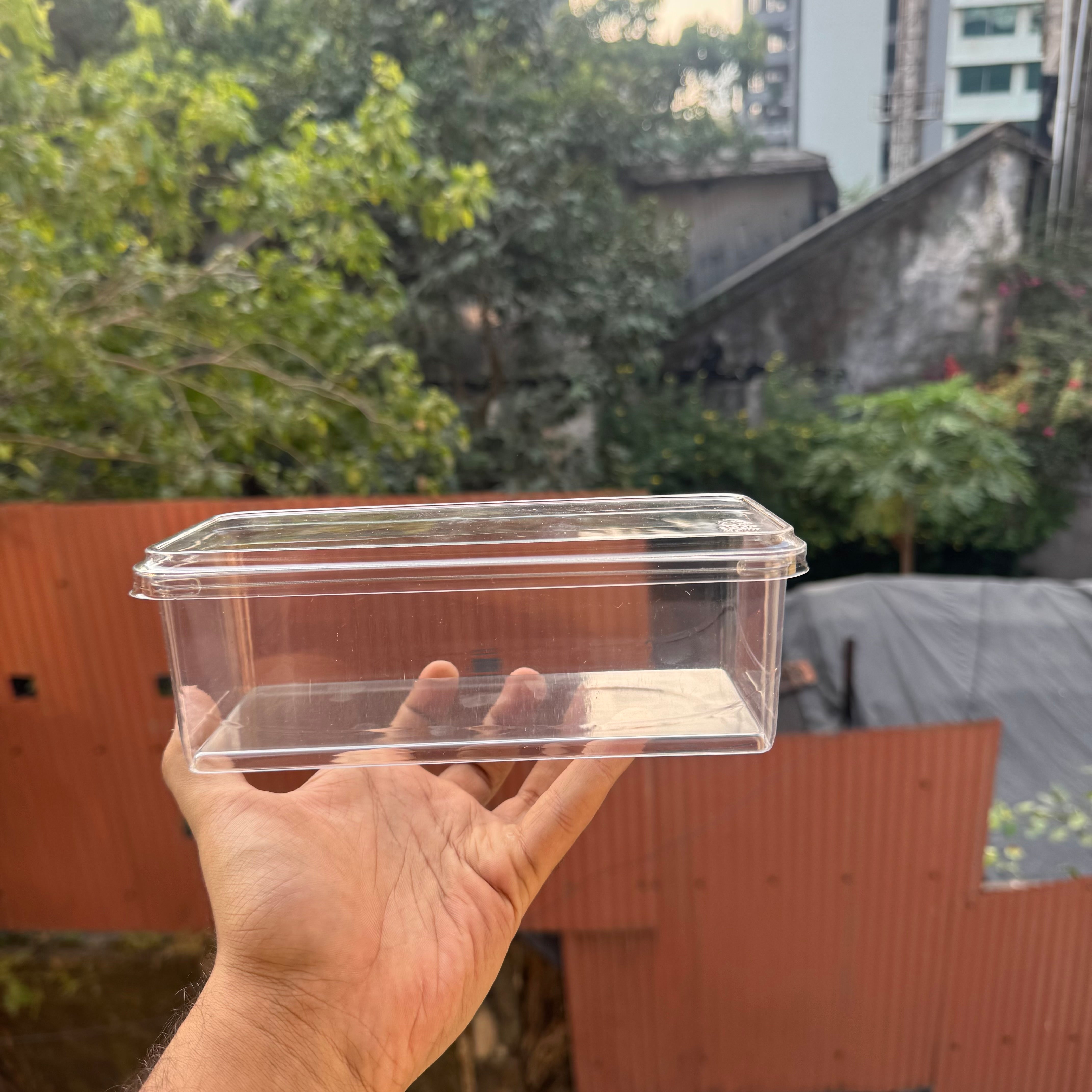 Sturdy PVC Long Rectangle Tub (10pc)