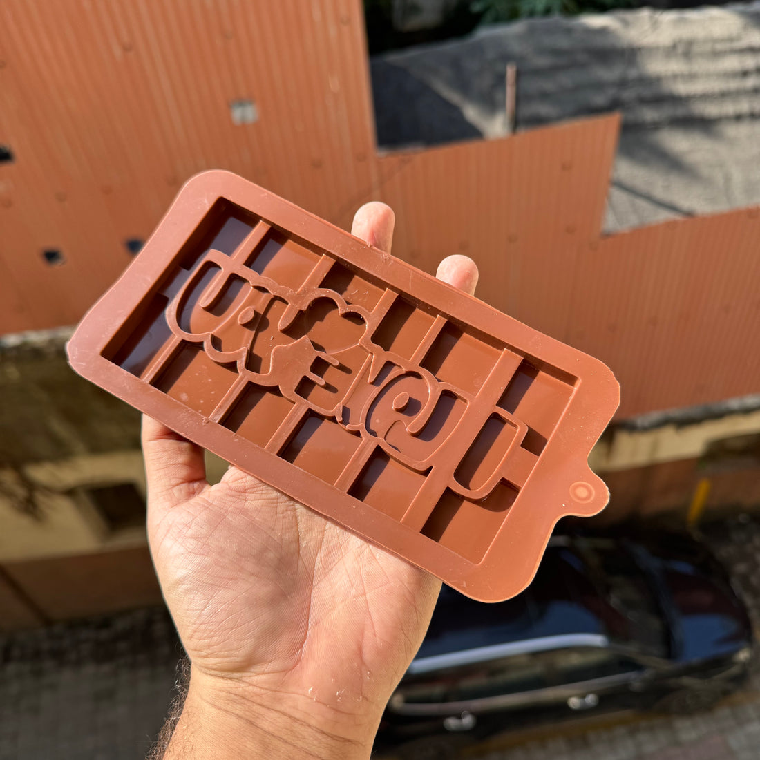 I Love You Chocolate Bar Silicon Mould