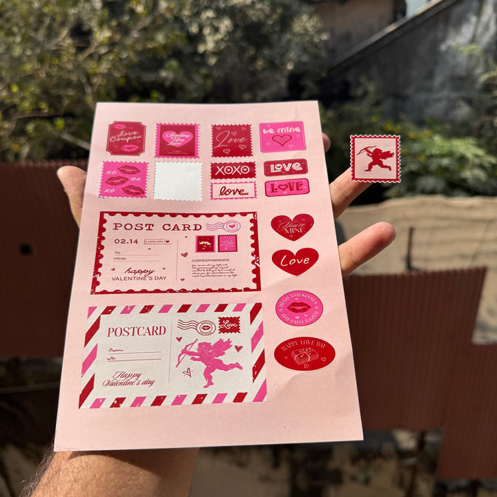 Love Notes Valentine Sticker Sheet