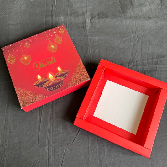 Diwali Foiled 9 Cavity Slider Box (10pc)