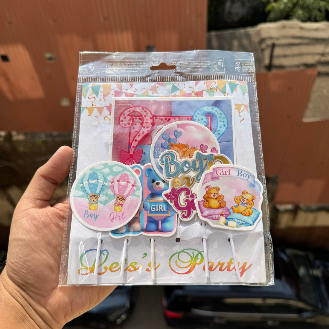 Baby Shower Paper Topper Set