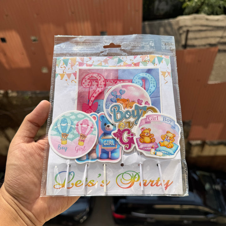 Baby Shower Paper Topper Set