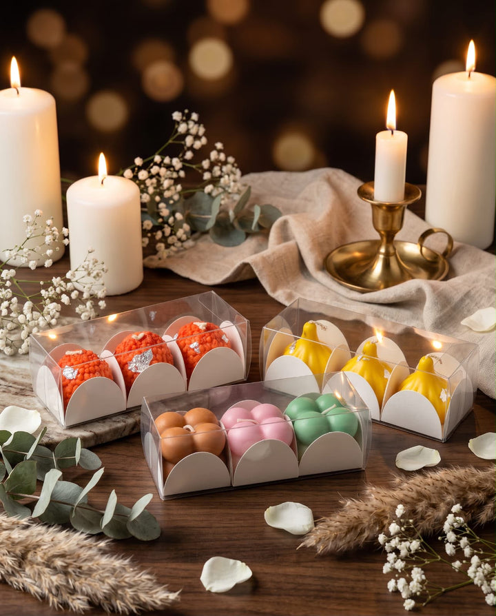 3 Cavity PVC Box For Chocolate / Candle / Laddoo & More (50pcs) | CN10