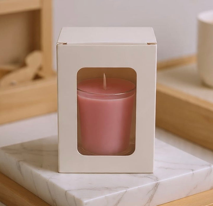 Jar Candle White Box CN-3 (10pc)