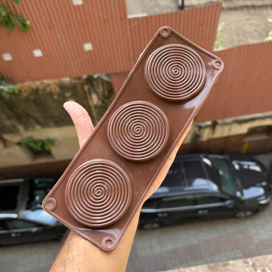 Spiral Entrement Mould 3 cavity 3inch