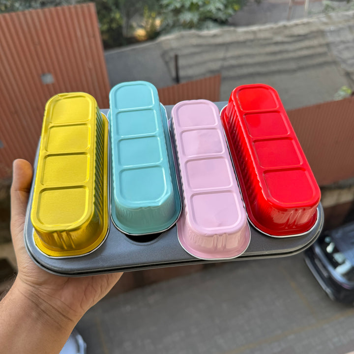 Rectangle Foil Bakeable Container Gold (10pc)