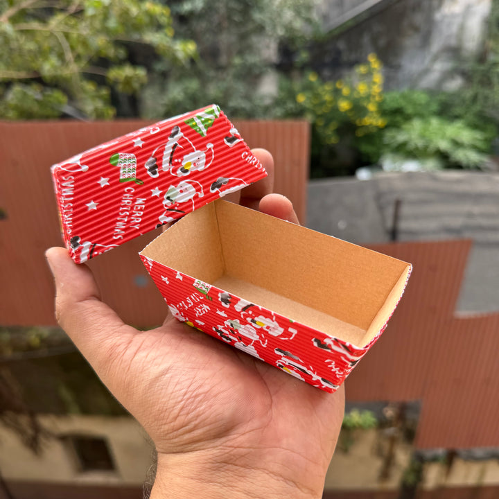 Mini Bake and Serve Plum/Loaf Mould (10pc) Christmas